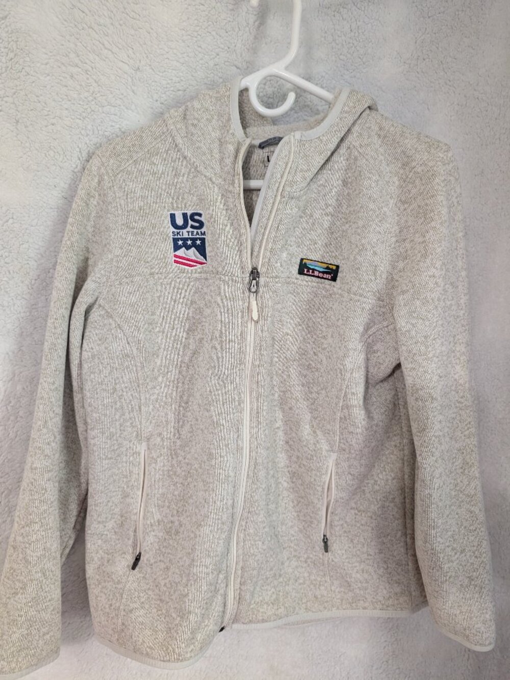 US Ski Team LL Bean zip hoodie
